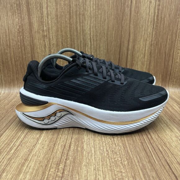 Saucony Endorphin Shift 3 Men's Size‎ 9 Black Gold Running Sneakers Shoes